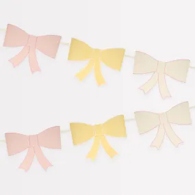 3D Paper Bow Garland, 96 Inches, 1 Count