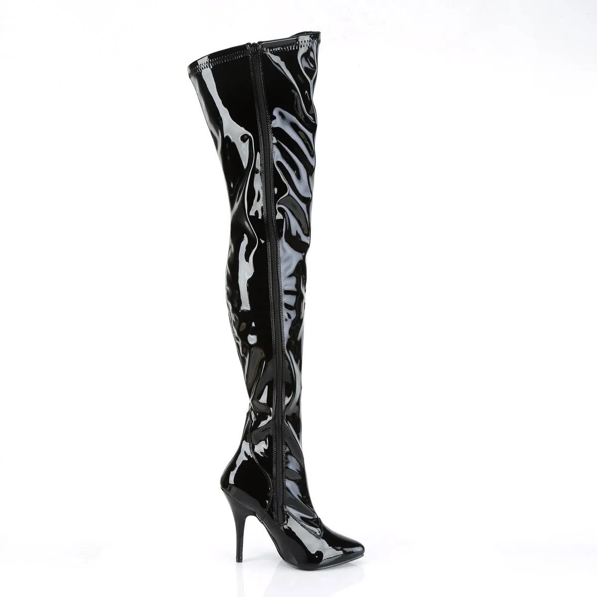 5 Inch Heel SEDUCE-3000 Black Stretch Pat