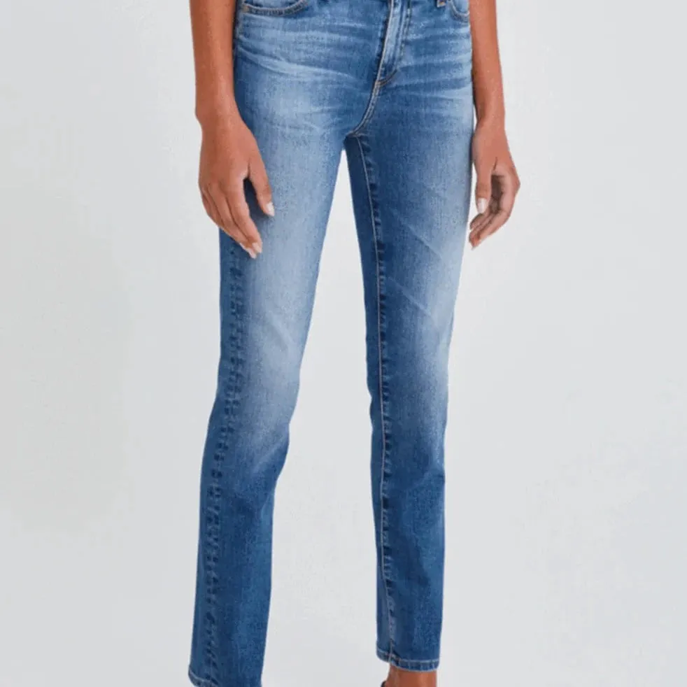 AG Mari High Rise Straight Jean (15 Years Shoreline)