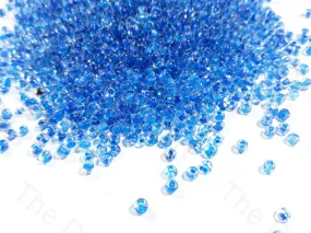 Aqua Blue Inside Colour Round Rocailles Seed Beads (Wholesale)