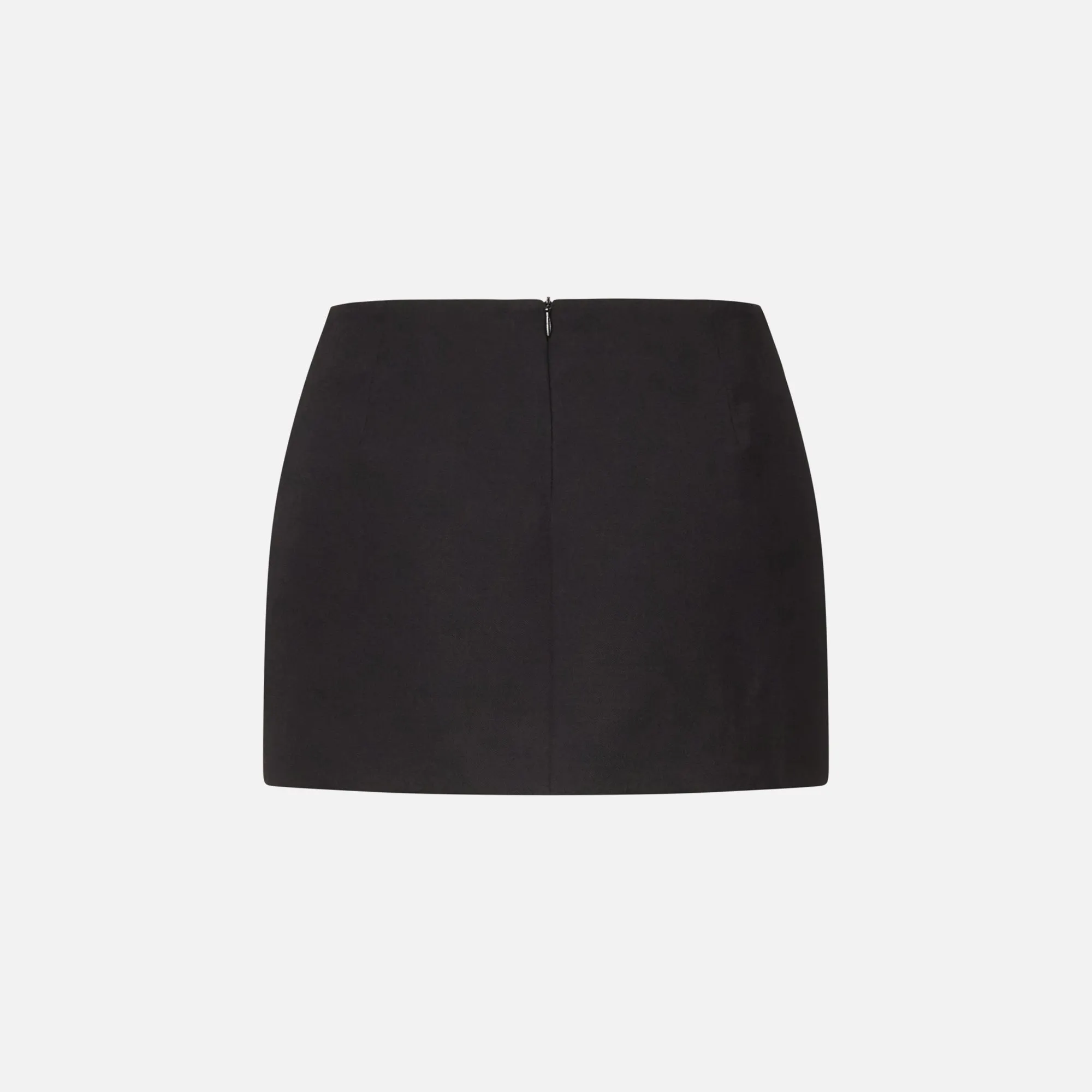 Area Jumbo Crystal Mini Skirt - Black