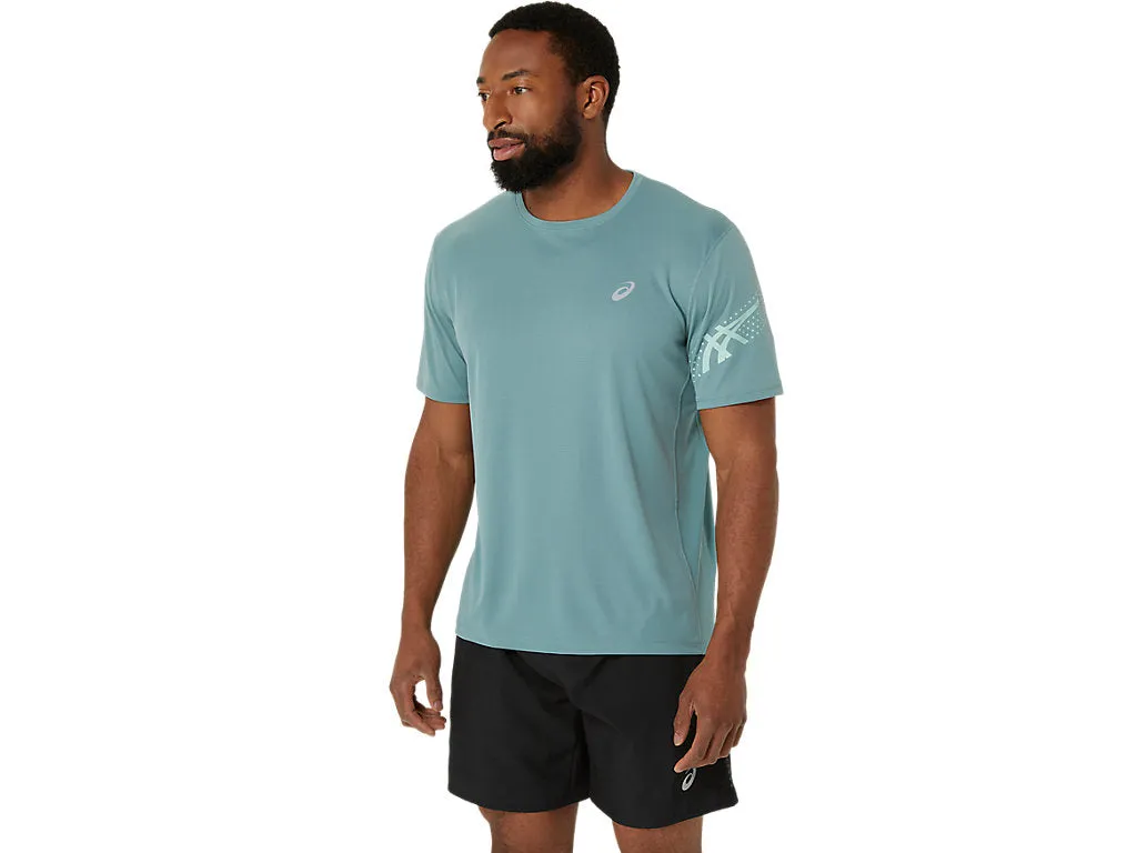 ASICS MEN'S ICON SHORT SLEEVED CELADON TEE