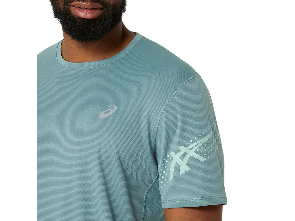 ASICS MEN'S ICON SHORT SLEEVED CELADON TEE