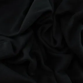 Black Solid Organic Fleece