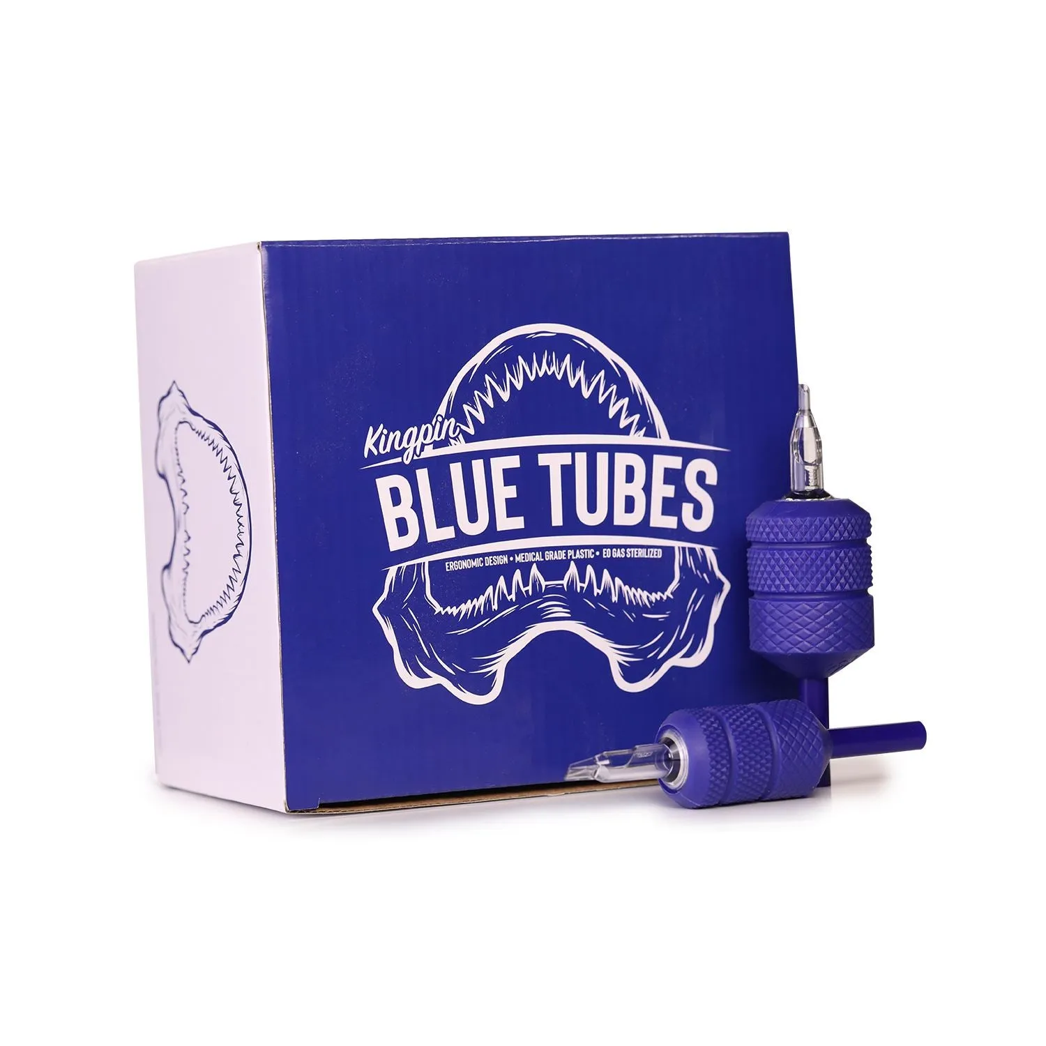 Blue Disposable Tubes Soft Round