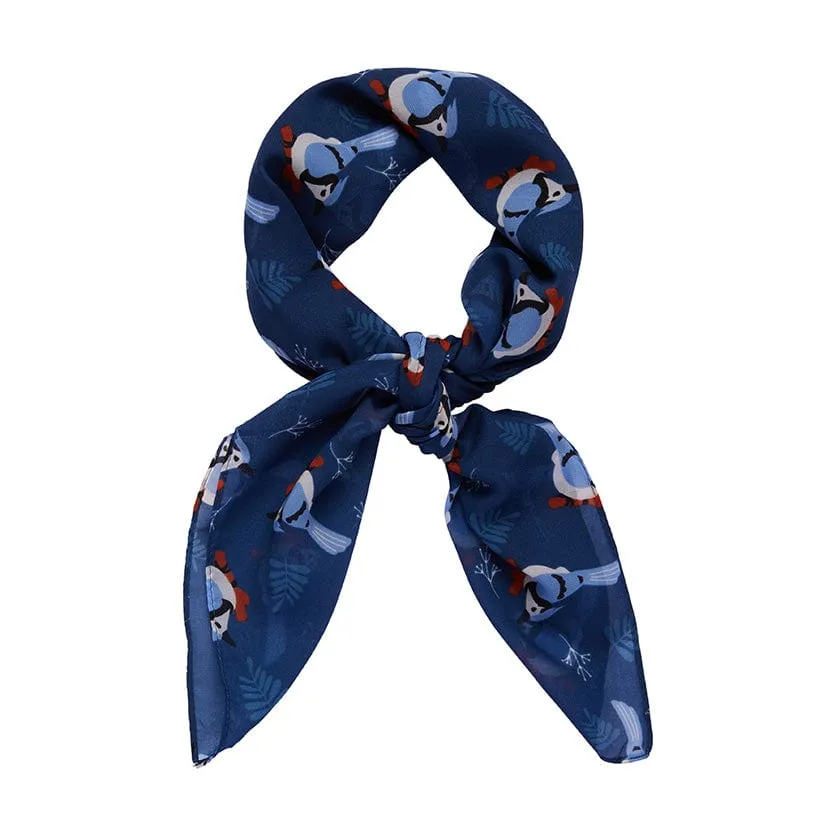 Blue Jay Way Head Scarf Navy