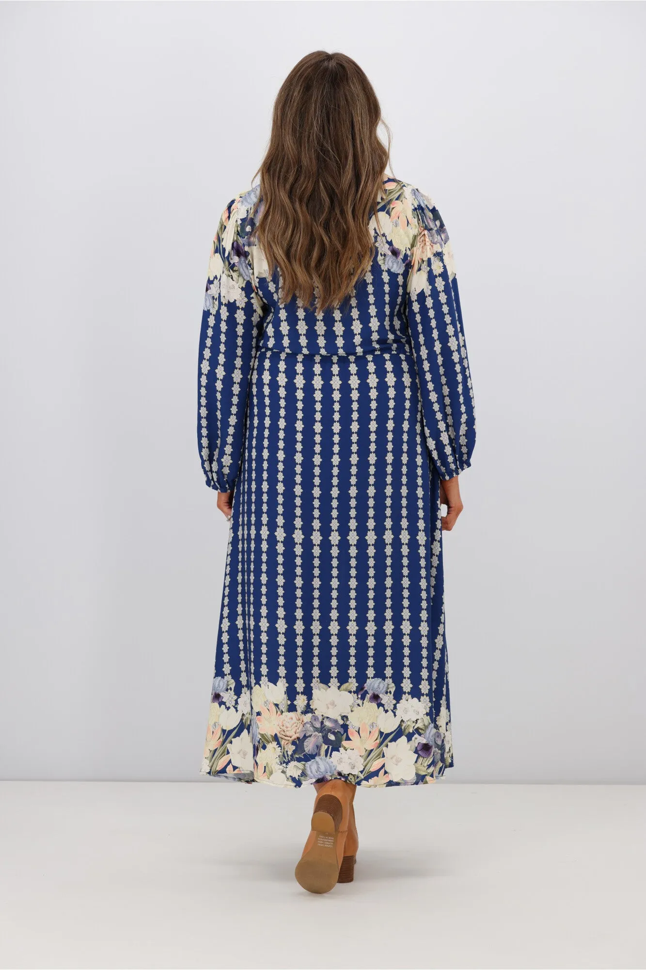 Boho Australia Monica Dress Navy Floral