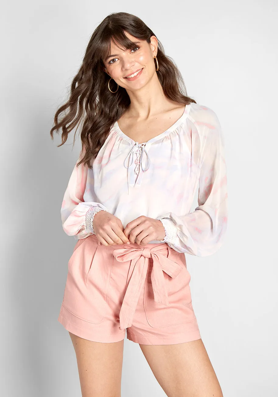 Boho I Go Chiffon Blouse