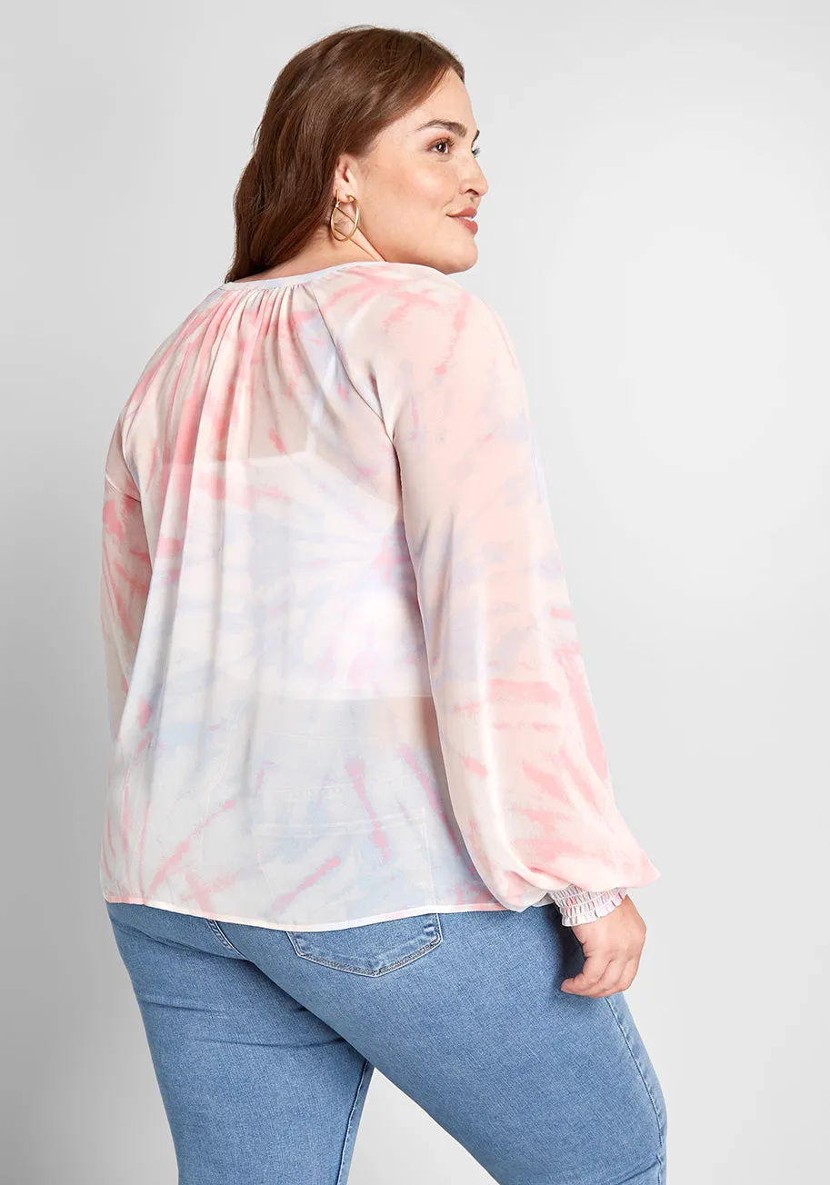 Boho I Go Chiffon Blouse