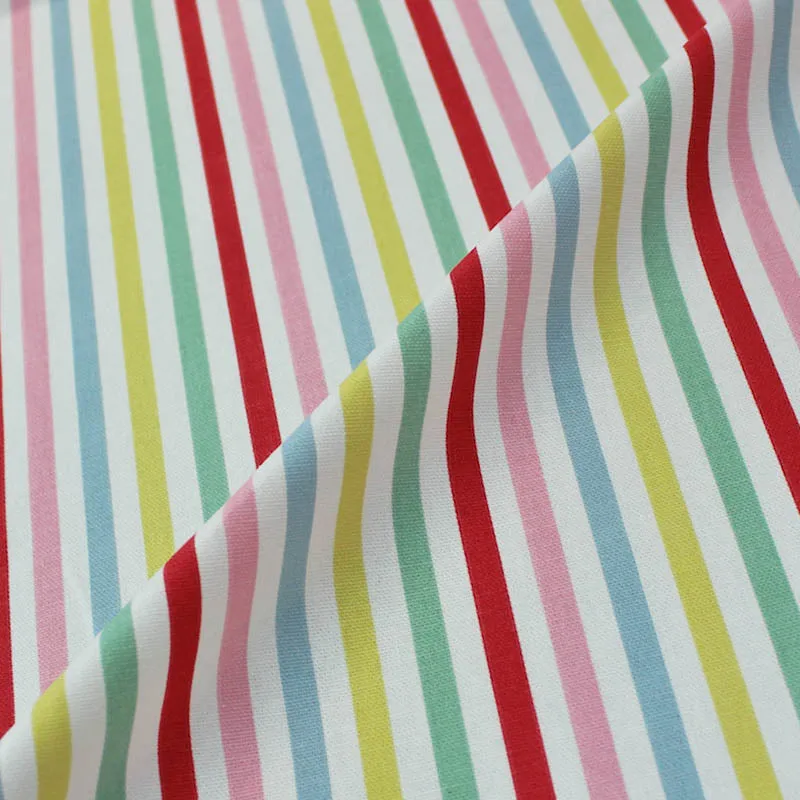 Cath Kidston Home Furnishing Fabric Mid Stripe  - Candy