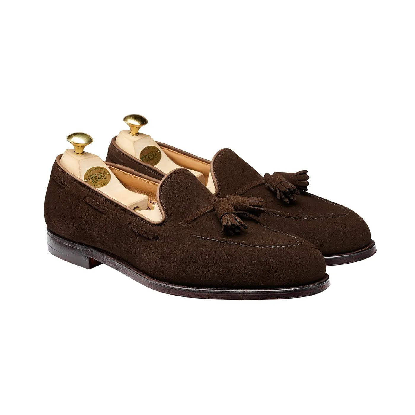 Cavendish Dark Brown Calf Suede