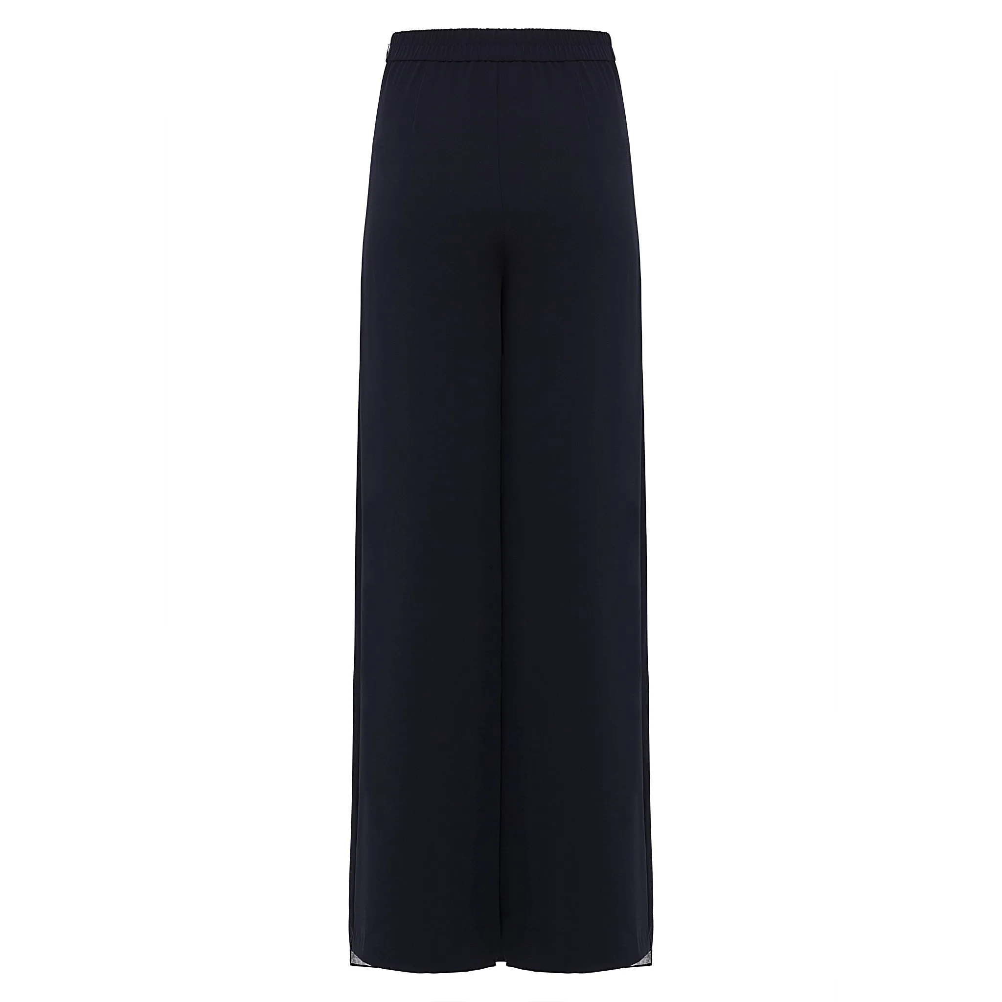 Chiffon Layer Pant - Navy