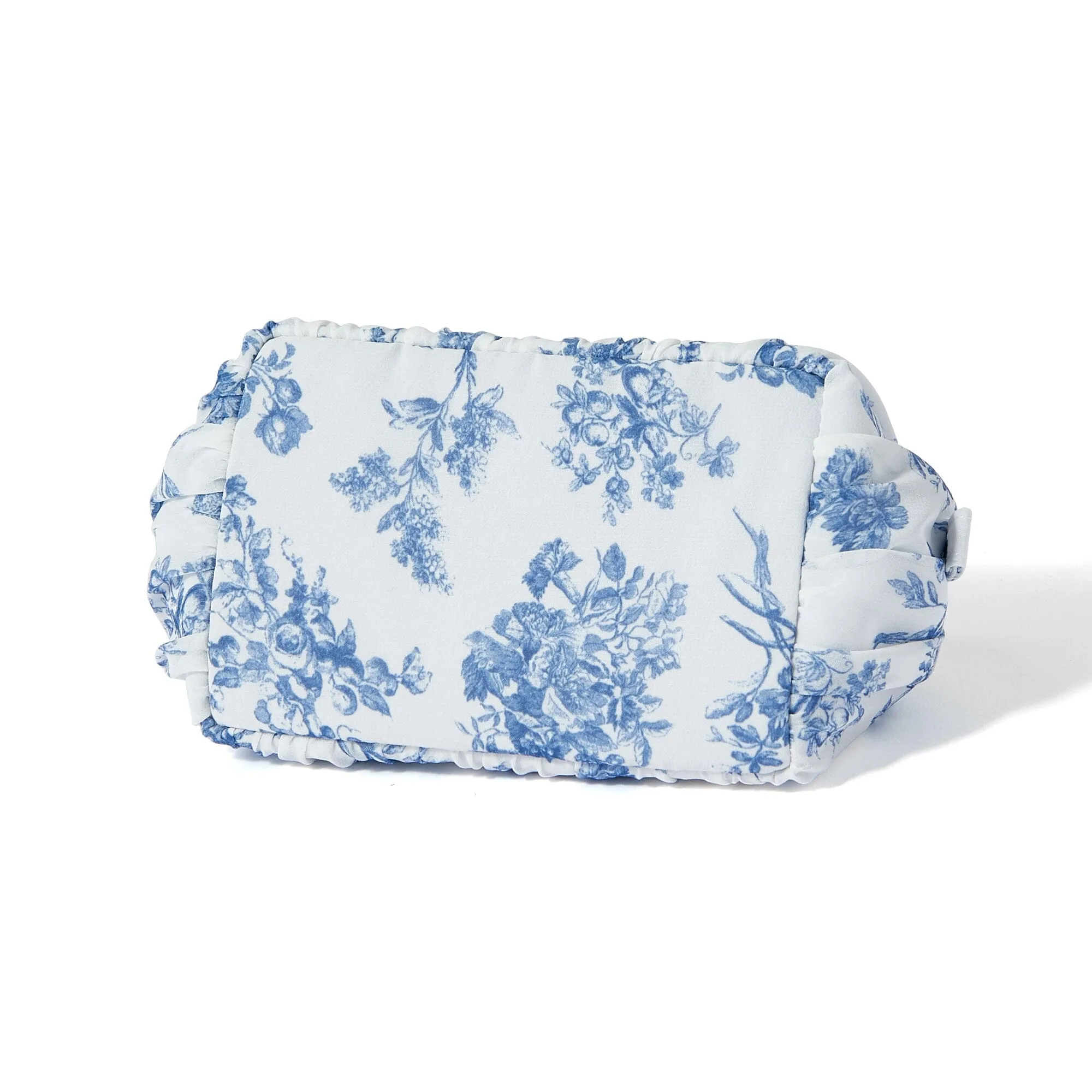 Classic Flower Wire Pouch Navy