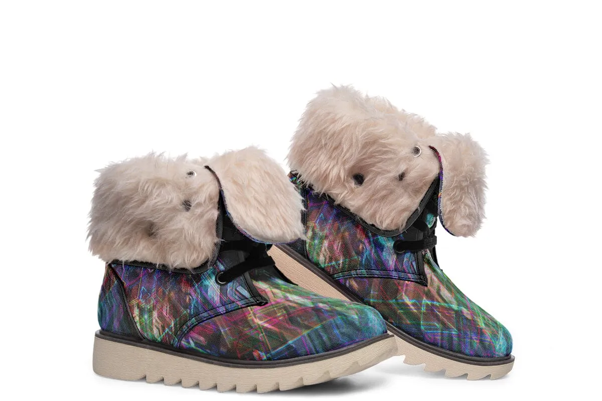 Crystal Lion Moon Boots