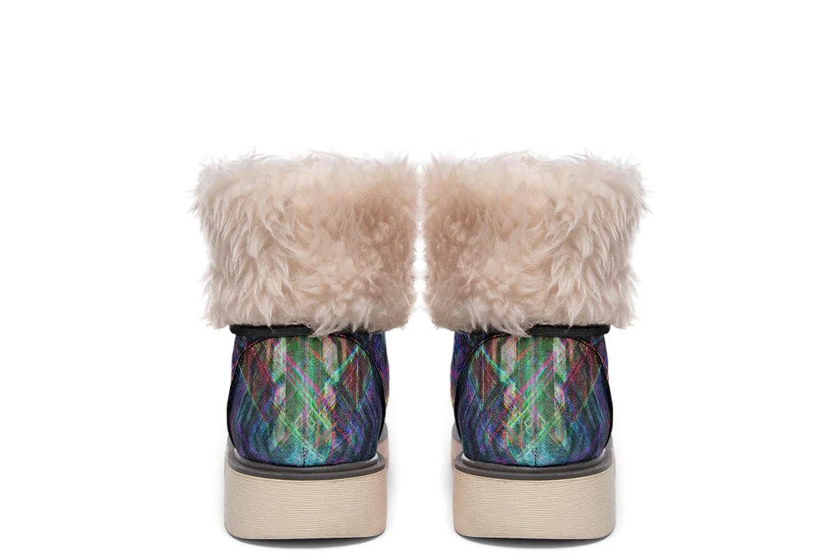 Crystal Lion Moon Boots