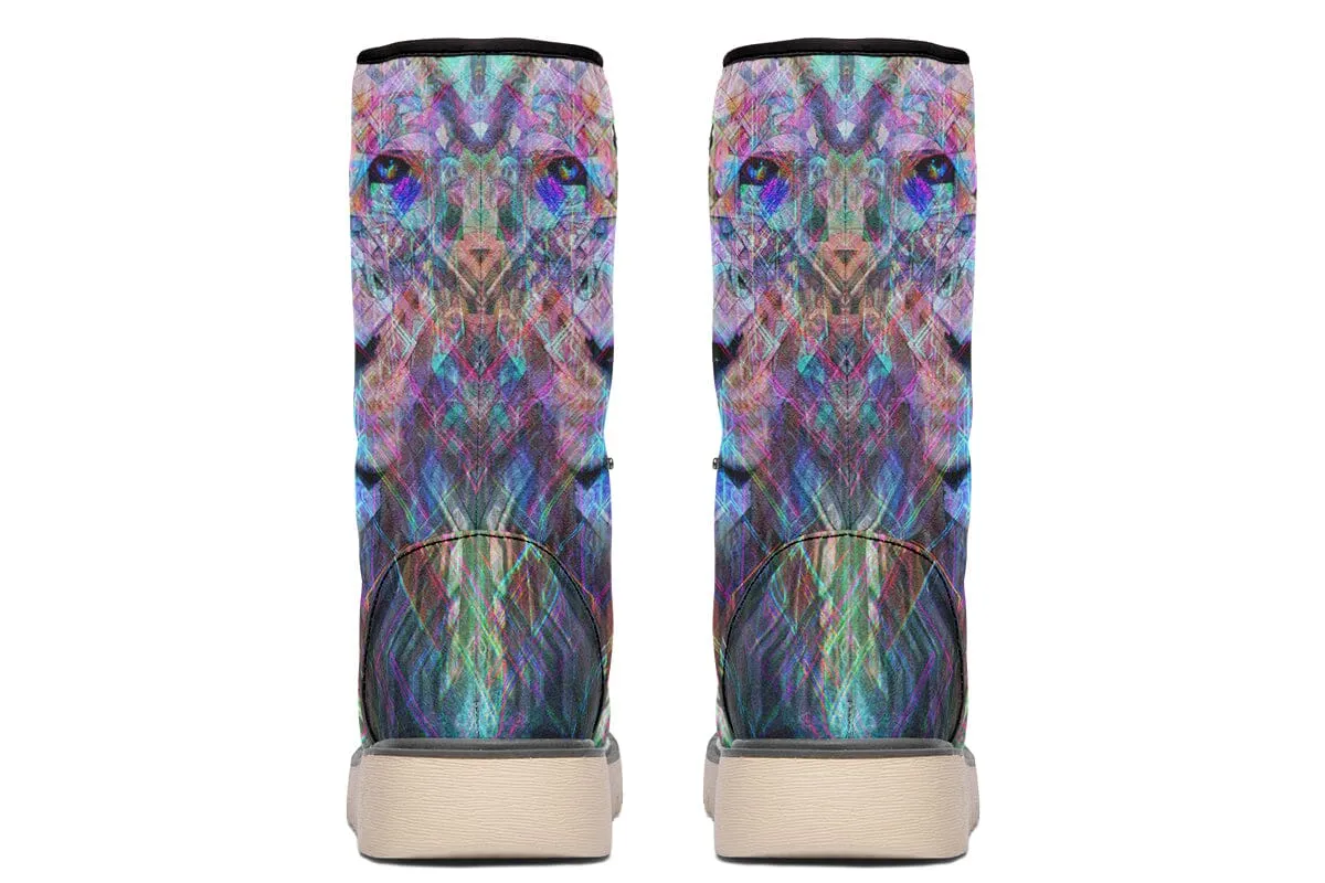 Crystal Lion Moon Boots