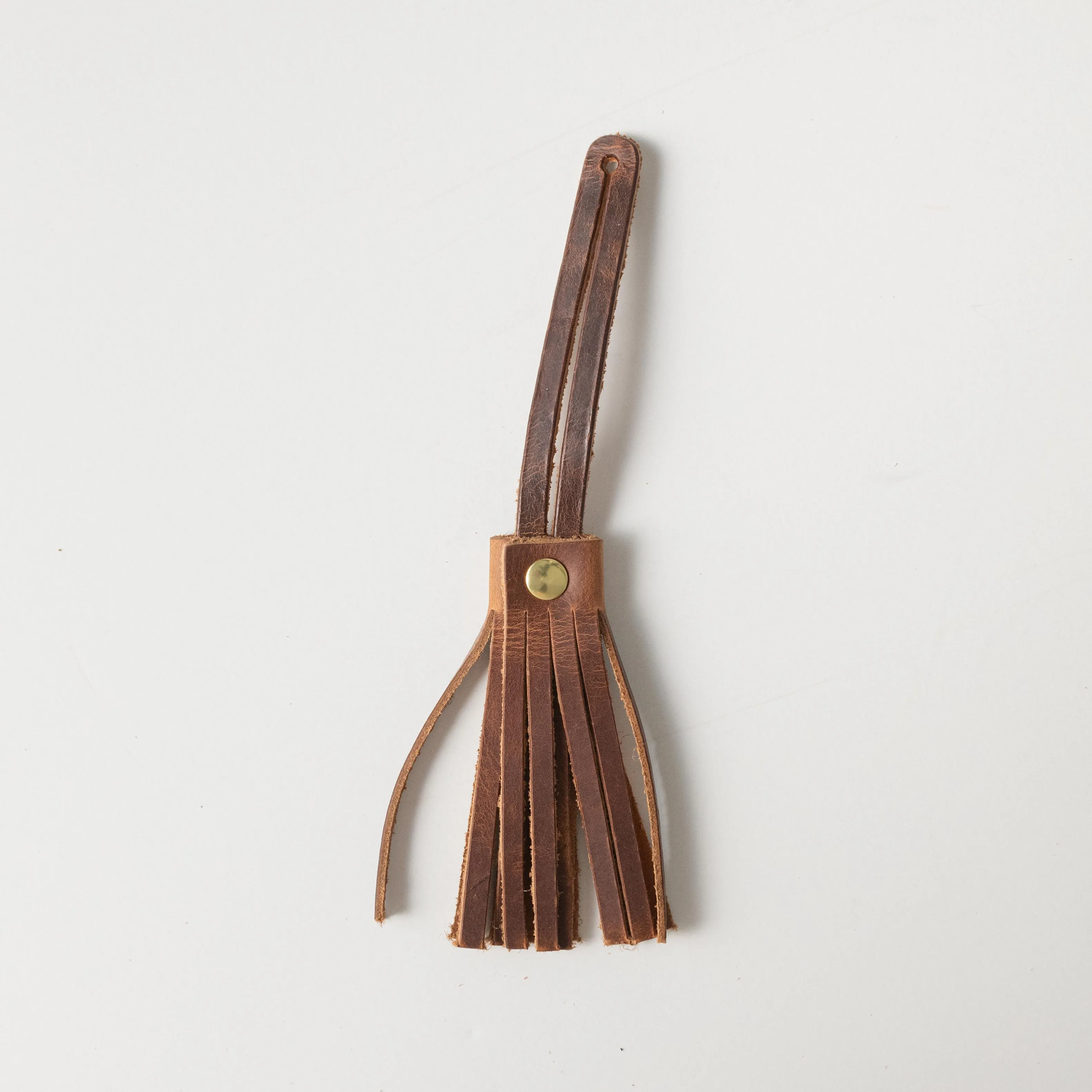 English Tan Leather Tassel