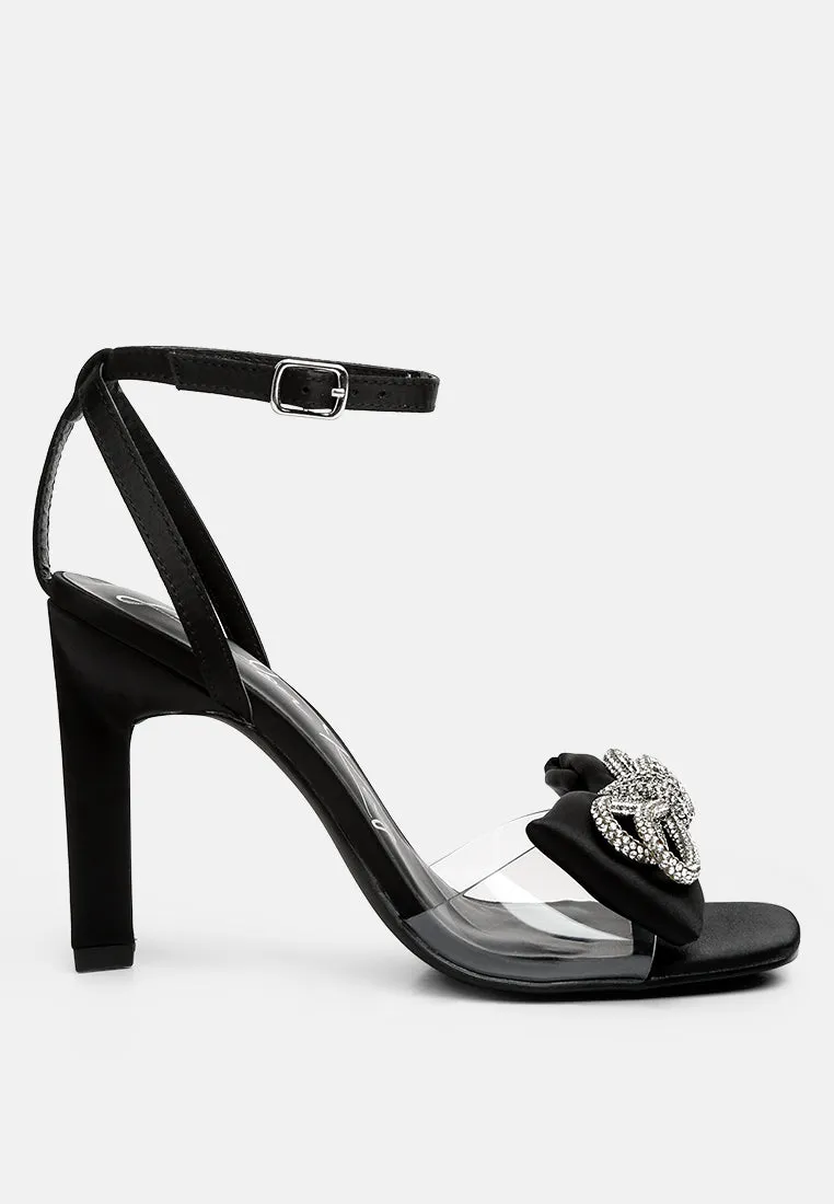 Etherium Bow With Heeled Sandals By Ruw