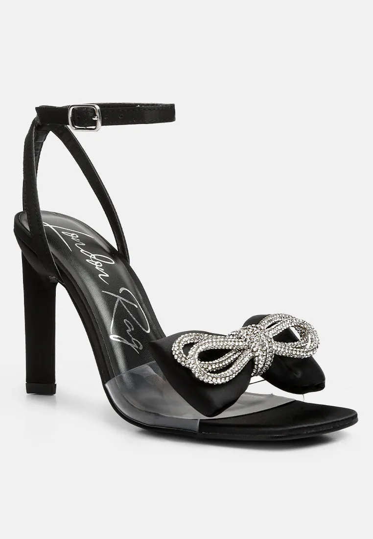 Etherium Bow With Heeled Sandals By Ruw