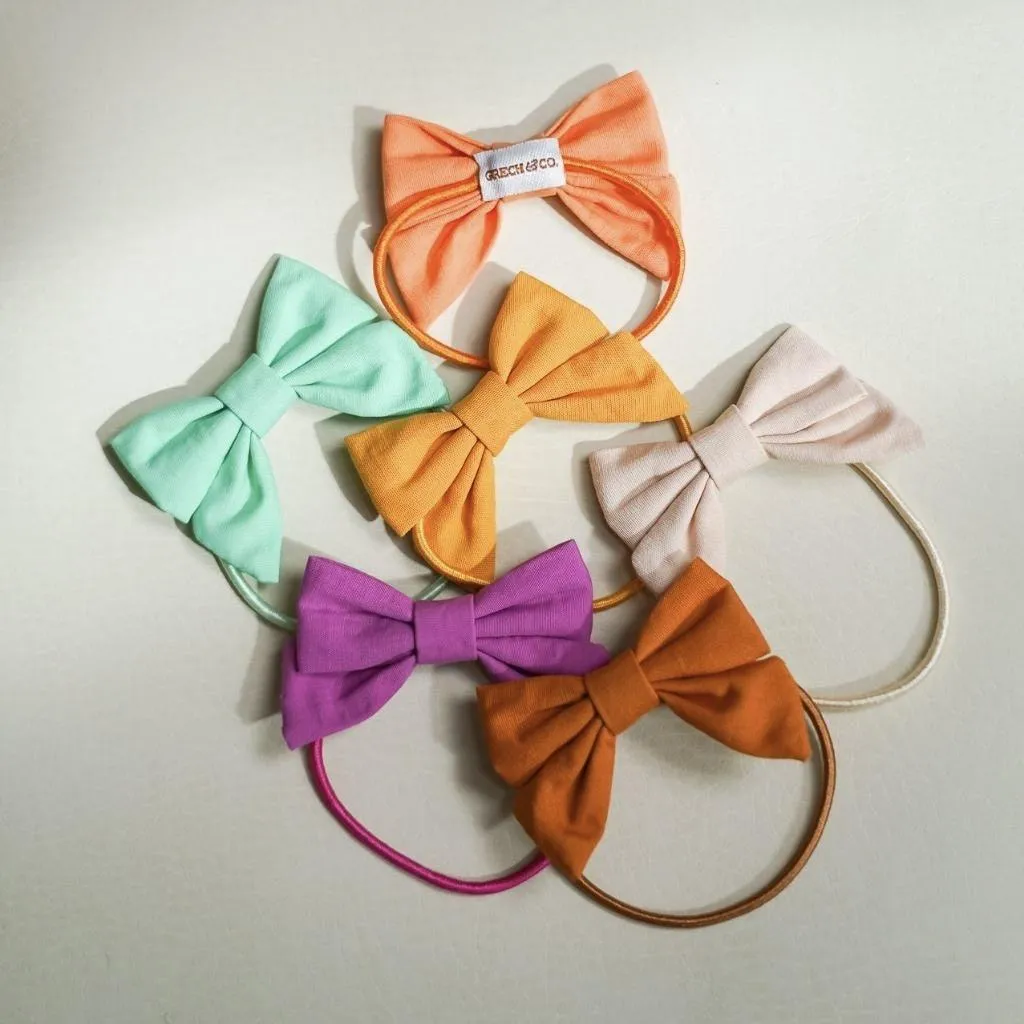 Fable Bow Ponies set of 4 - Oat Aster