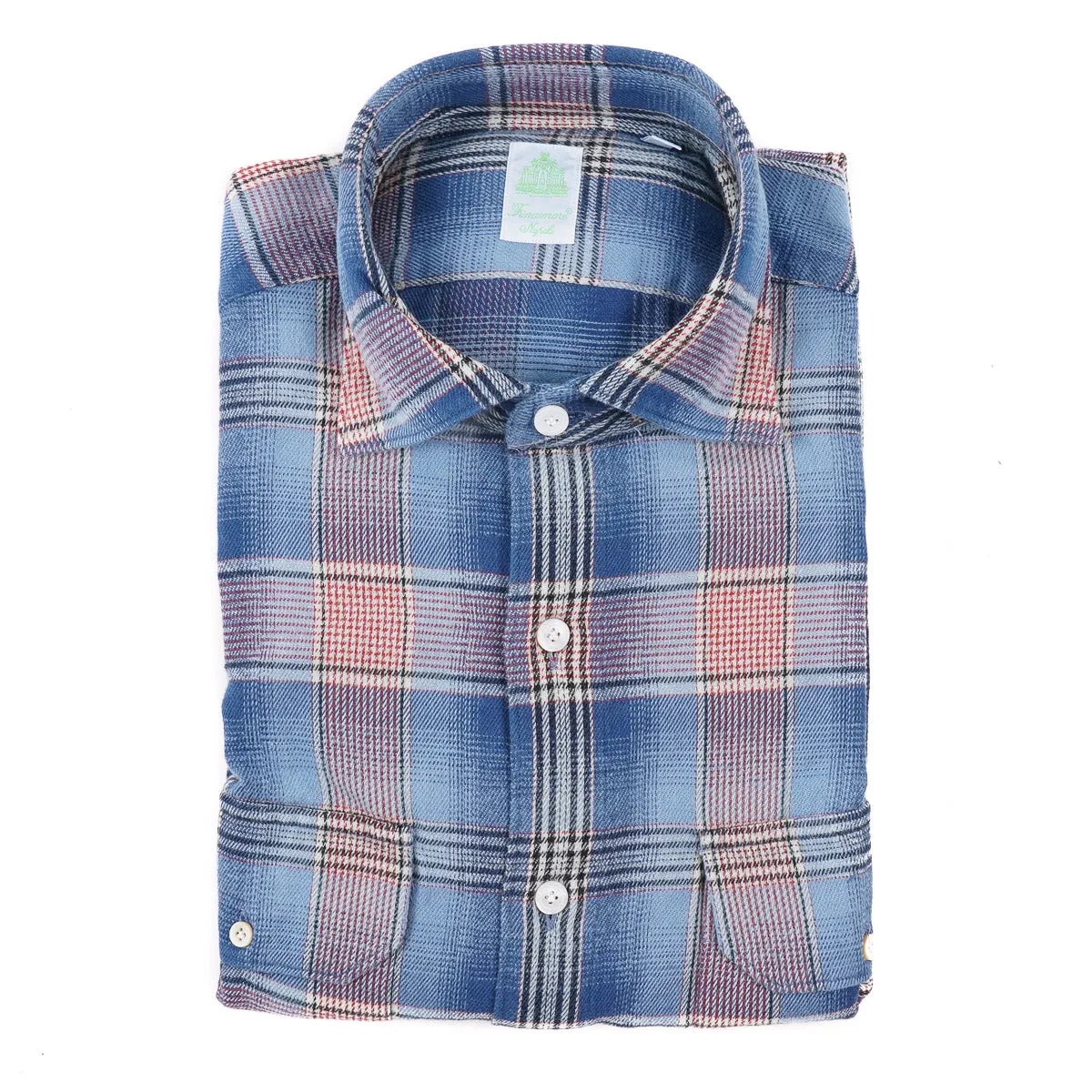 Finamore Extra-Soft Flannel Shirt