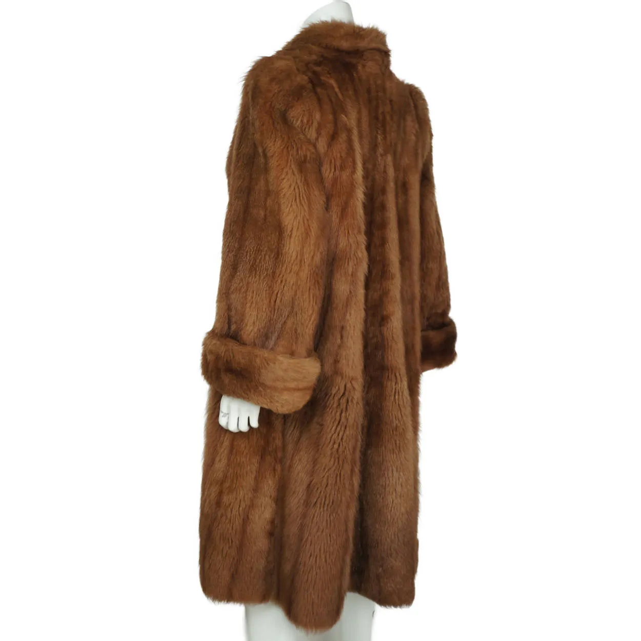 Glamorous 1950s Sheepskin Coat Tescan Admoir Fur Stephen Adler London Ladies M