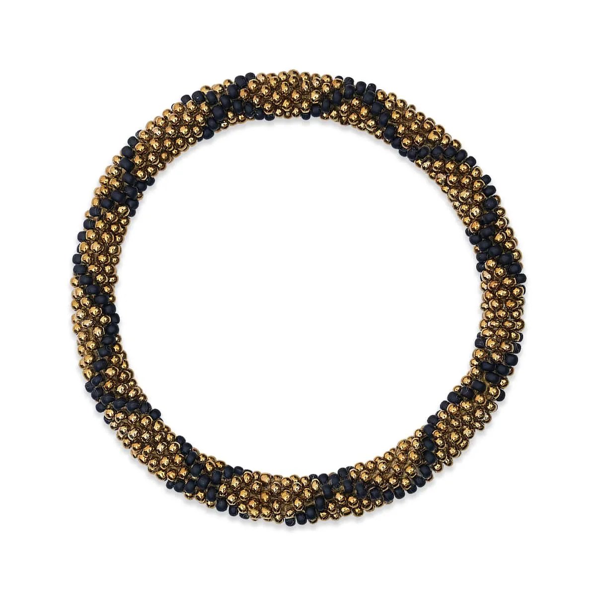 Golden Python | Himalayan Glass Bead Bracelet