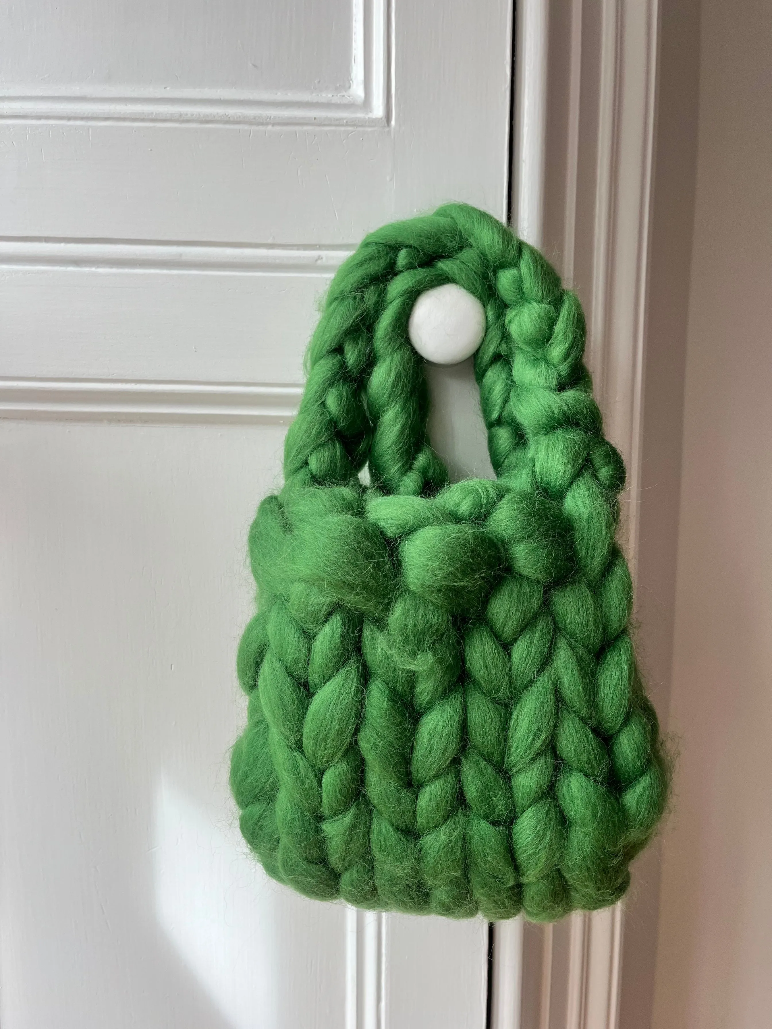 Green Colossal Knit Mini Bag (Sample)