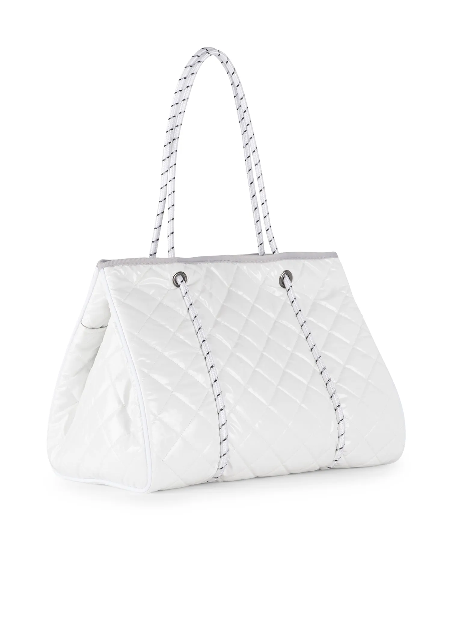 Greyson Blanc Puffer Tote with Monogram