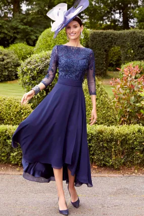 Invitations by Veni 29811B Navy Dress