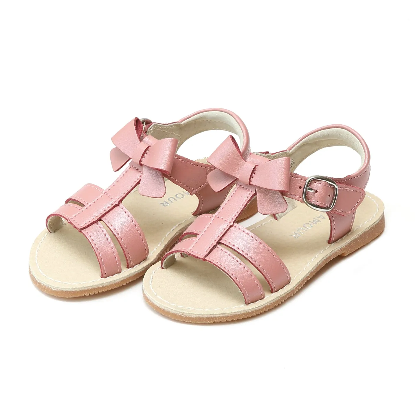 Janie T-Strap Bow Sandal