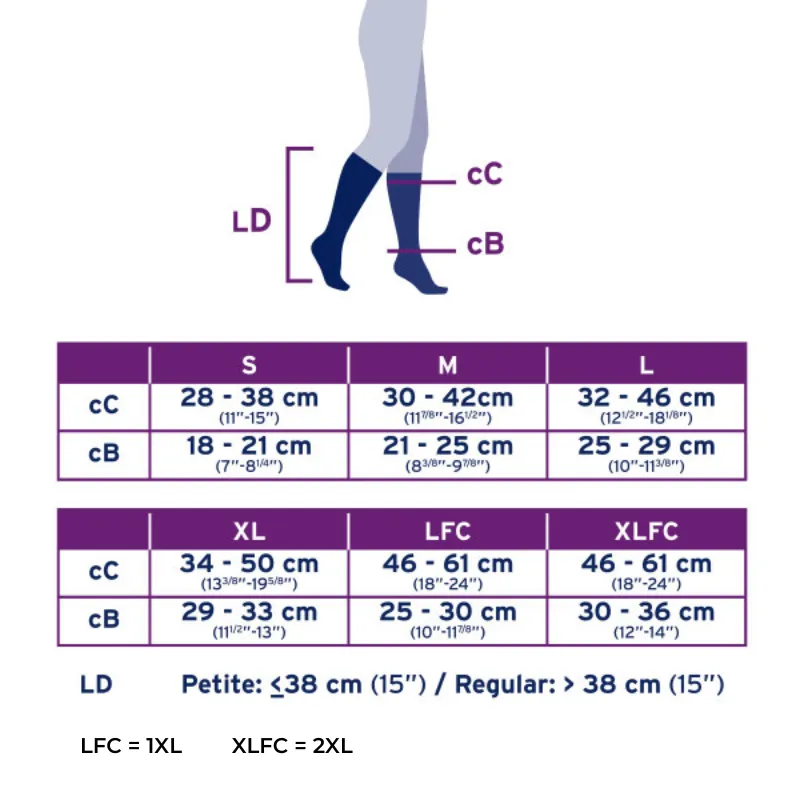 Jobst UltraSheer SoftFit 15-20 mmHg Knee High Stocking