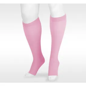 Juzo Dynamic Knee High 30-40 mmHg w/ 3.5 cm Silicone Band, Open Toe, Trend Colors