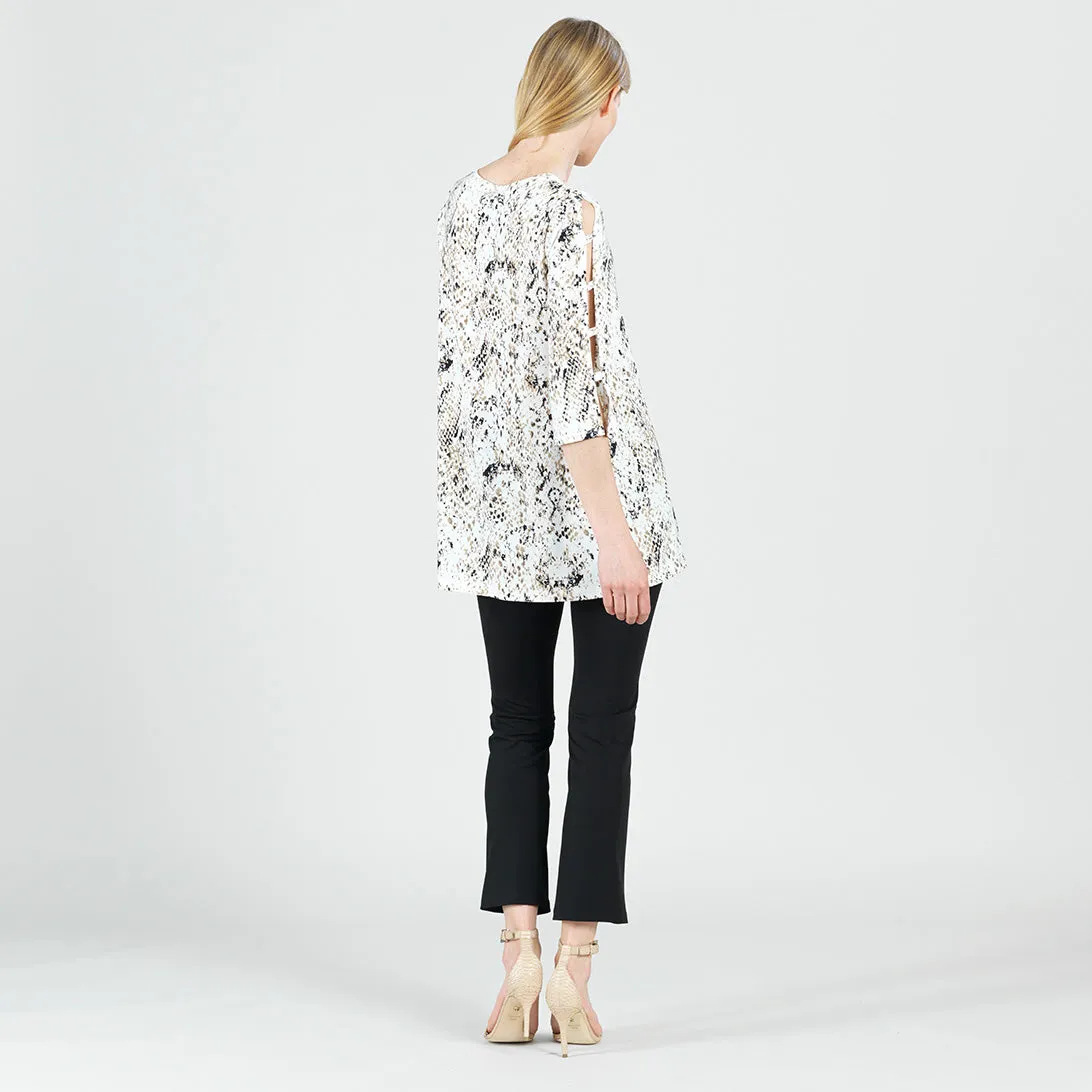 Ladder Sleeve Tunic - Python - Final Sale!