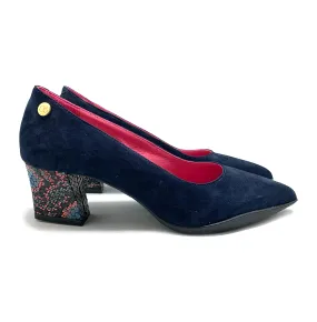 Lu Lu- Navy Suede dress shoe