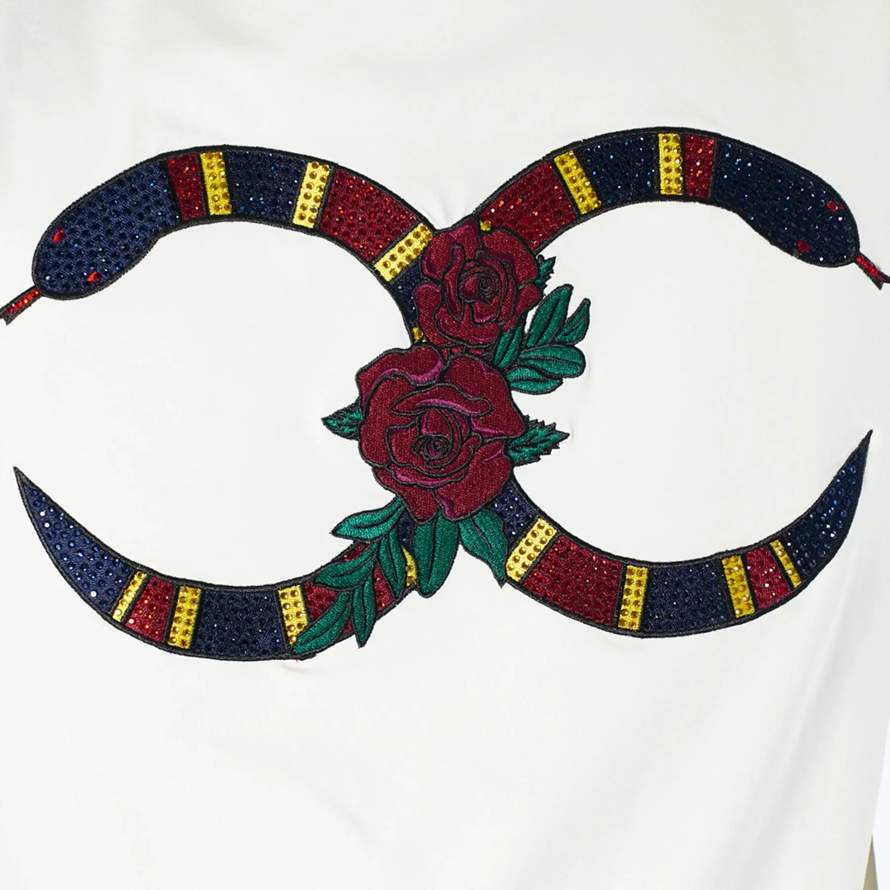 M180 Makobi Rose Snake Tee - Natural