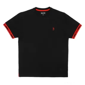 M274 Makobi Essential Spring Tee - Black/Red