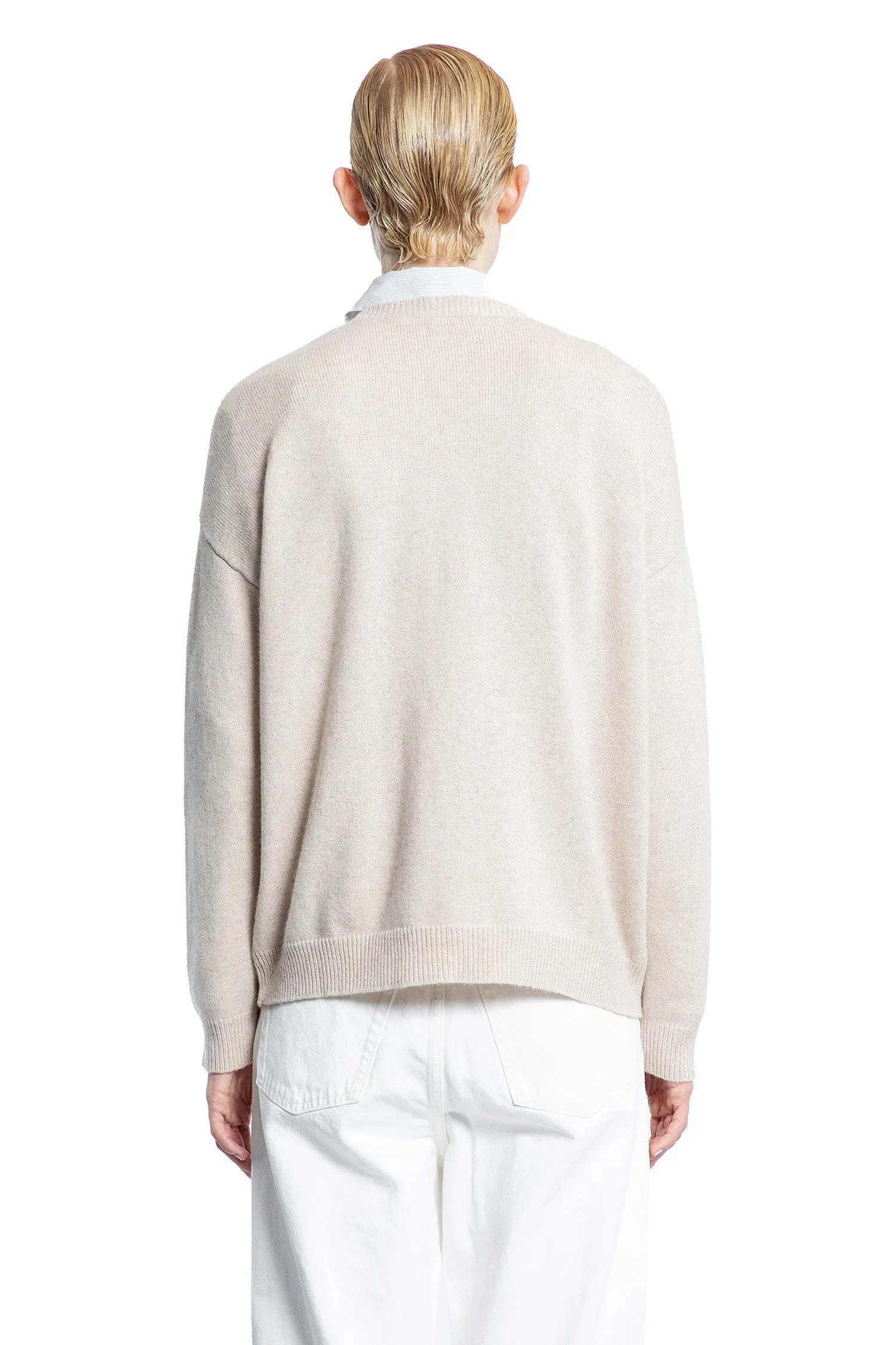 MAX MARA WOMAN BEIGE KNITWEAR