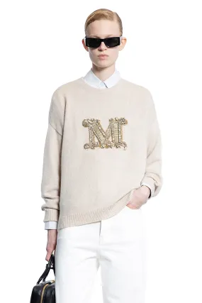 MAX MARA WOMAN BEIGE KNITWEAR