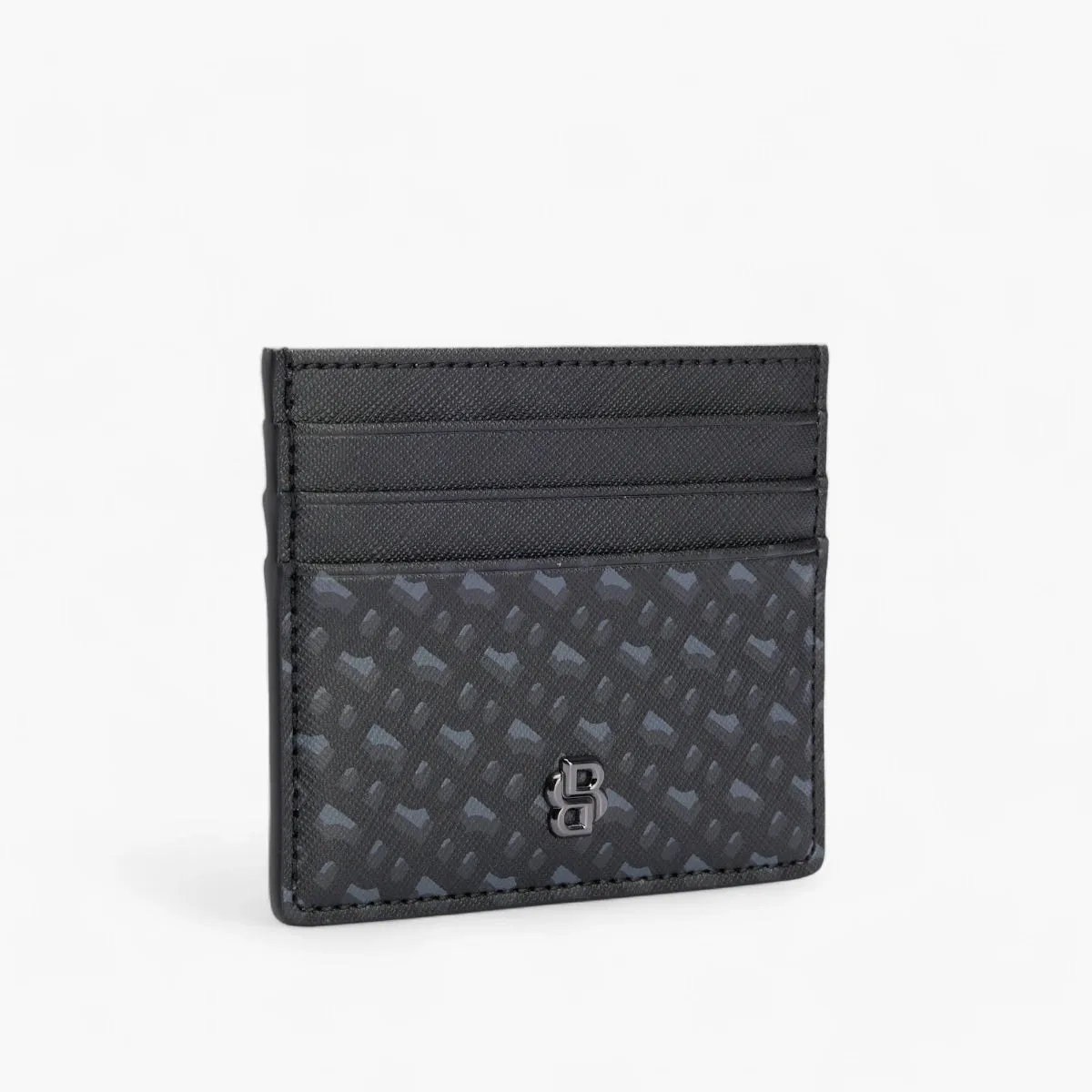 Monogram Card Holder With Double B Trim