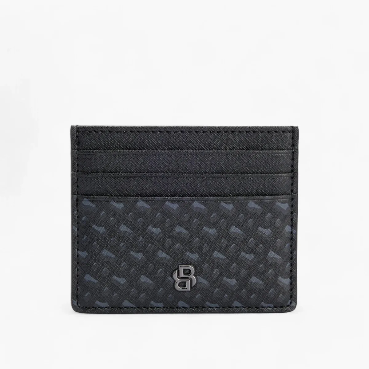 Monogram Card Holder With Double B Trim