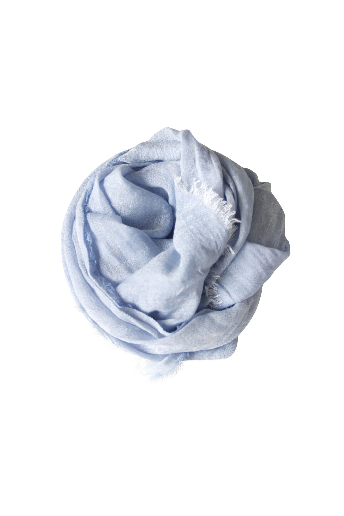 Pastel blue scarf in soft blend