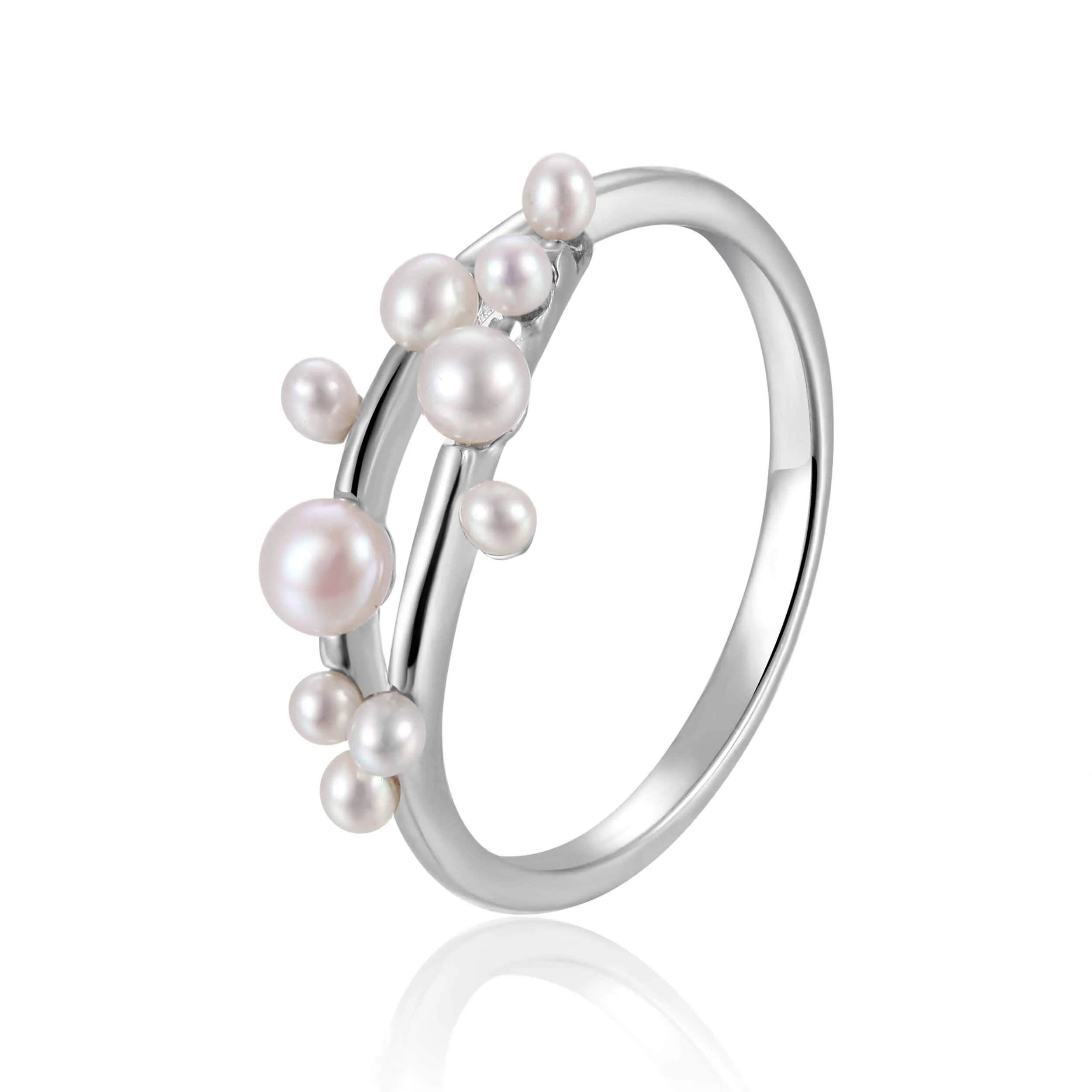 Pearl Cluster Ring