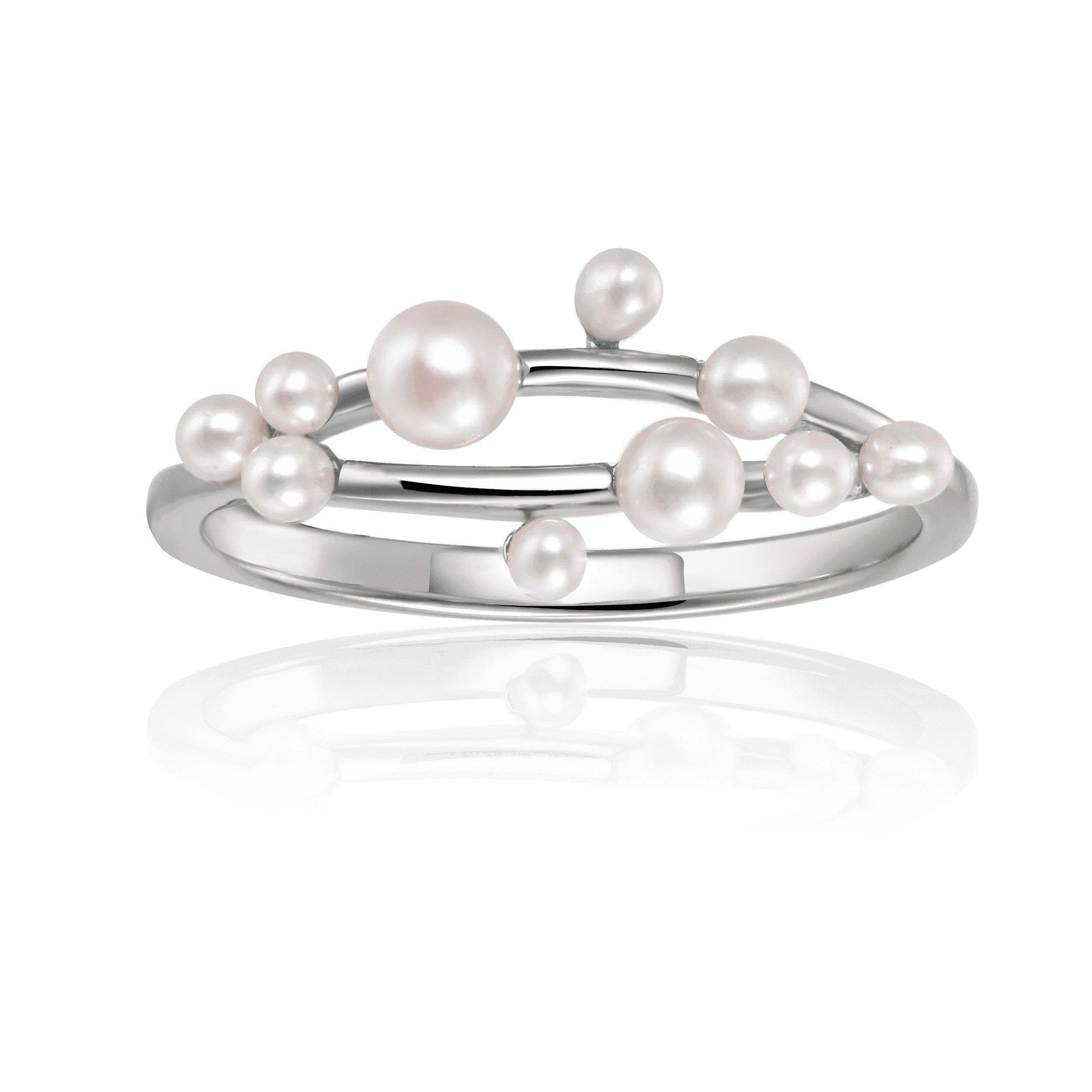 Pearl Cluster Ring