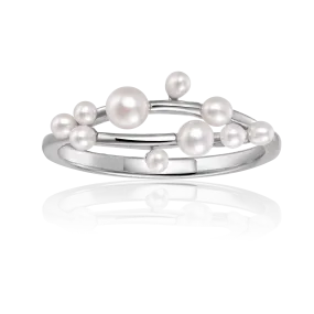 Pearl Cluster Ring