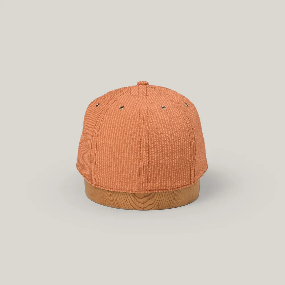 POTEN SEERSUCKER CAP - ORANGE