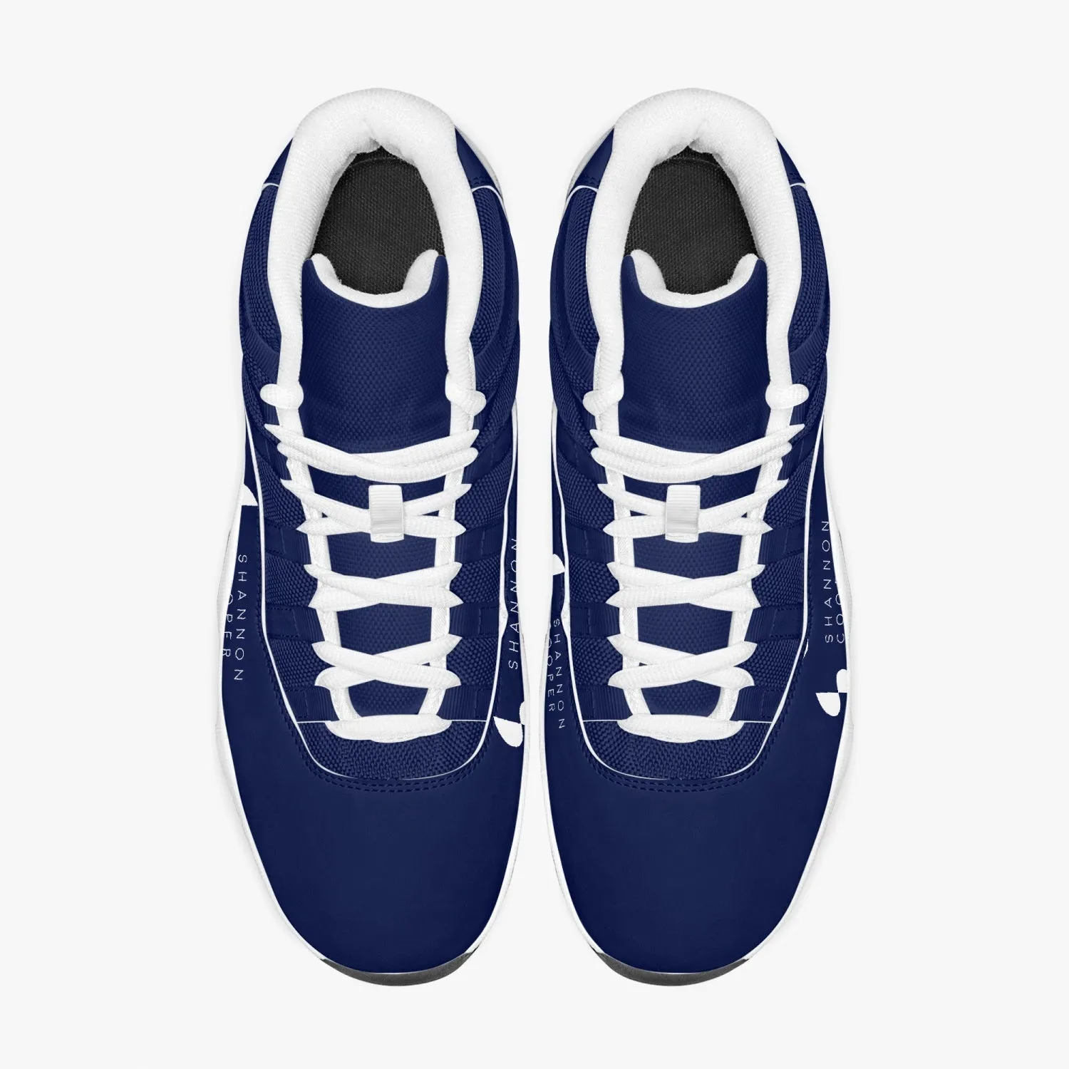 SHANNON COOPER RACING Leather Racing shoes - 'Excelsior' - Navy