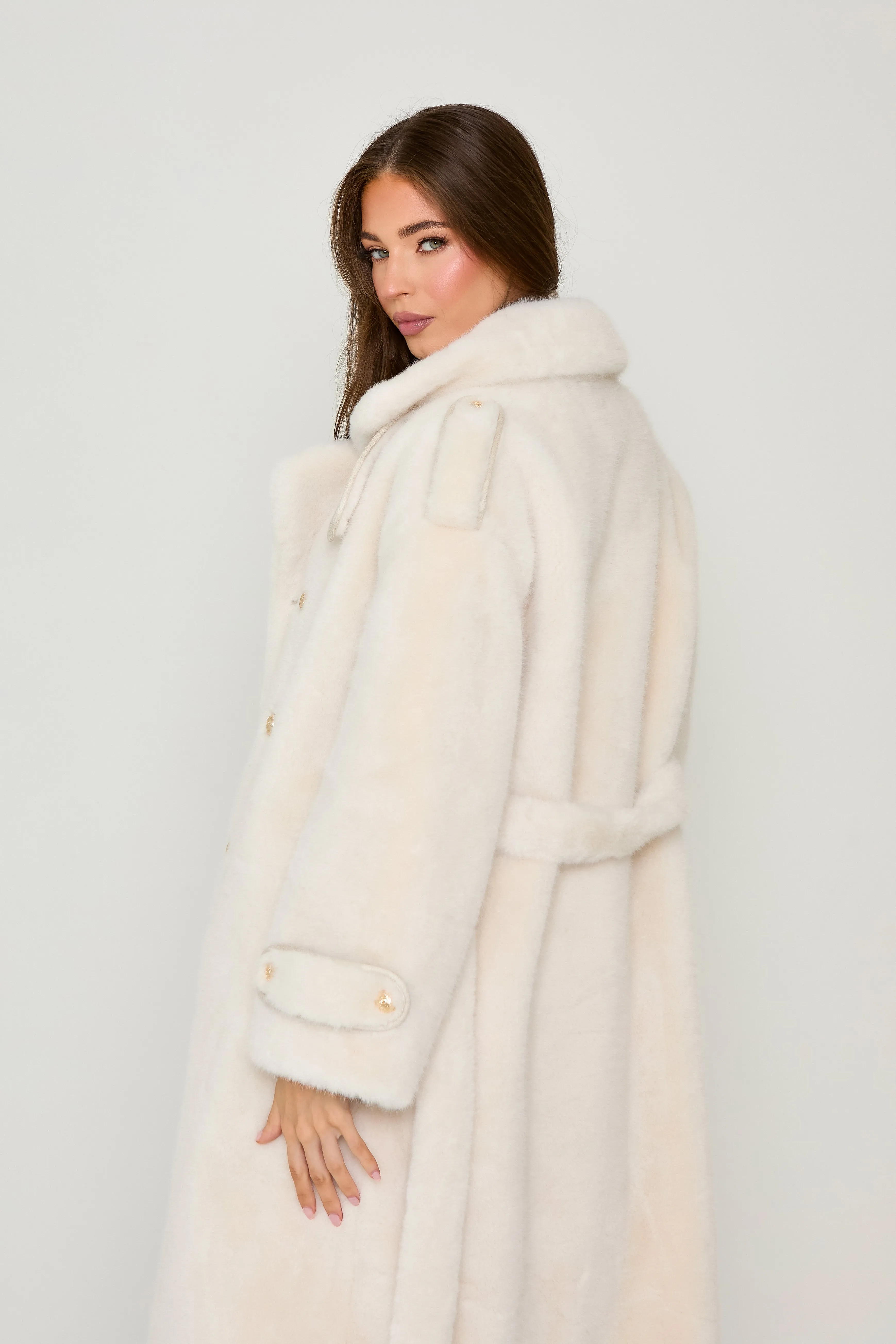 Sienna Long Premium Faux Fur Coat