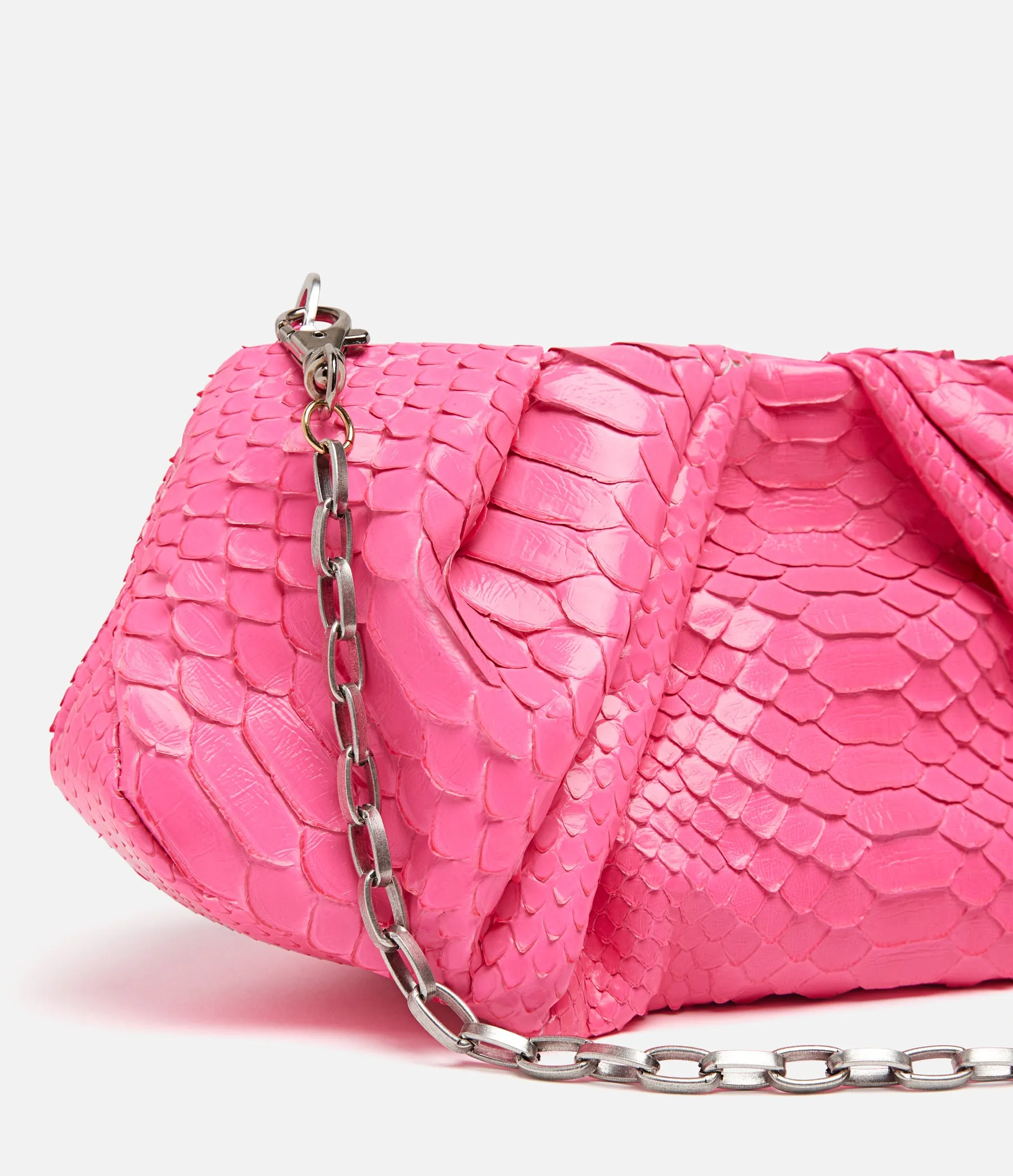 The Neon Python Croissant Bag