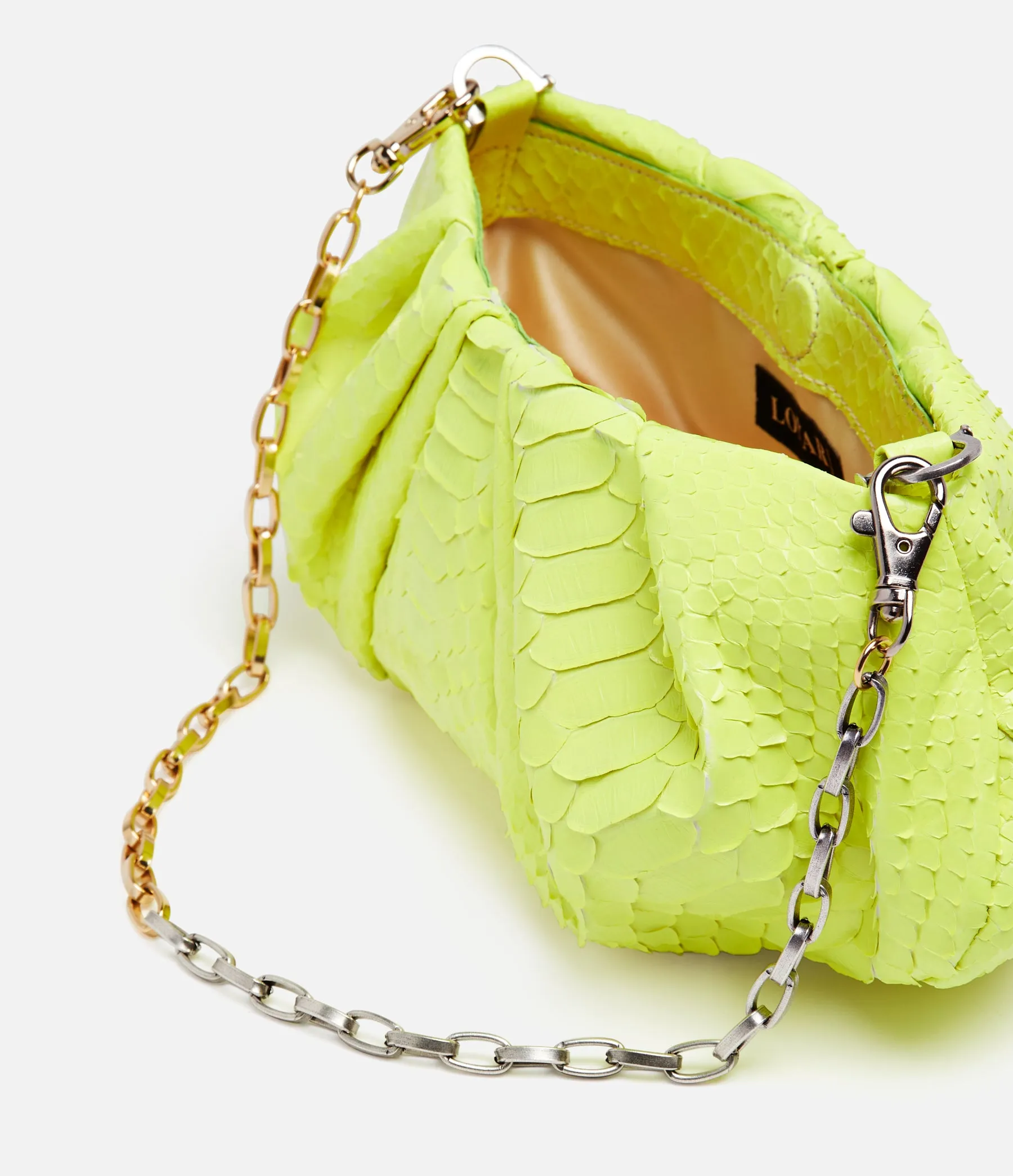 The Neon Python Croissant Bag